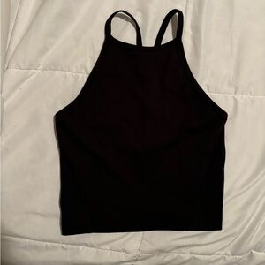 wunder train high neck cross back tank
